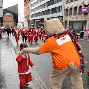 Autism Santa Run Fundraising Event in Liverpool