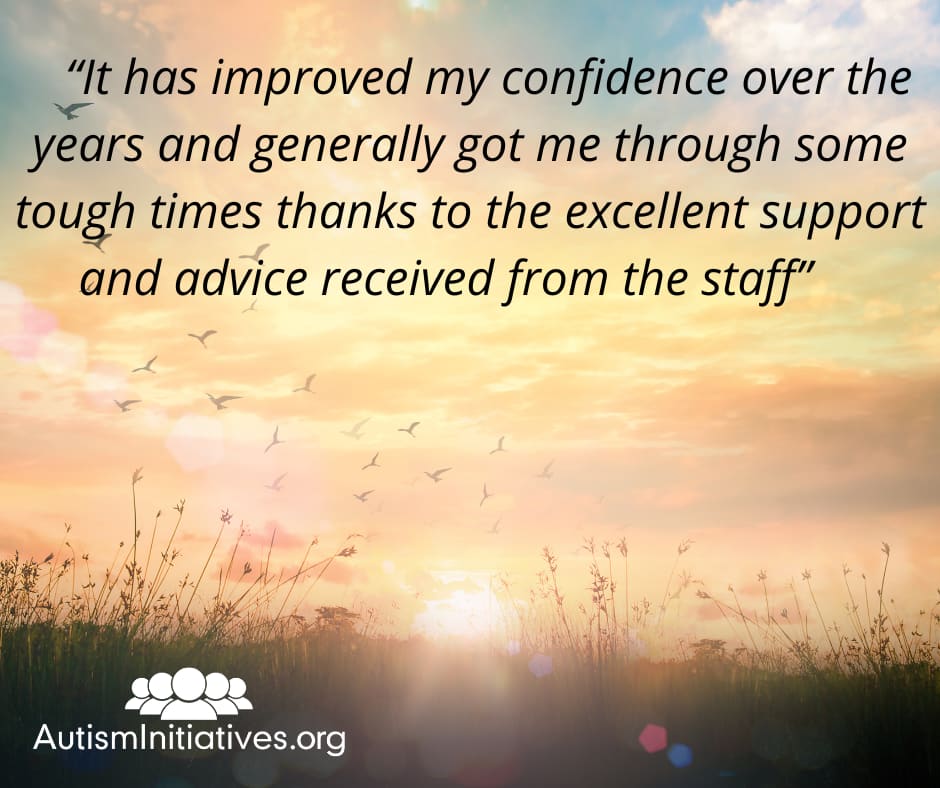 Sunrise landscape illustrating how Autism Initiatives support helped an autistic person build confidence.